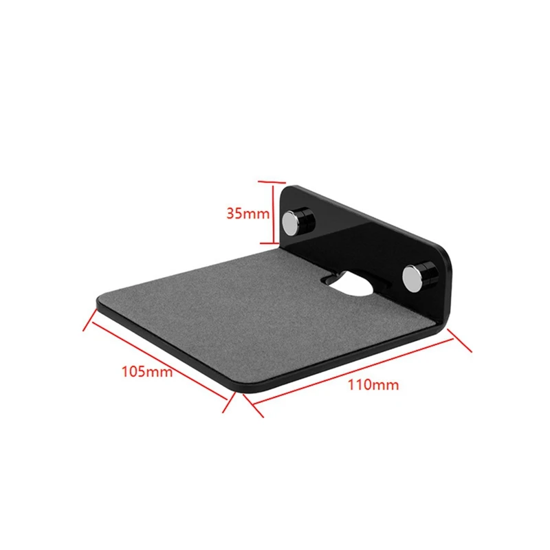 Suporte de coluna portátil montado na parede, prateleira multifuncional para telefones, branco