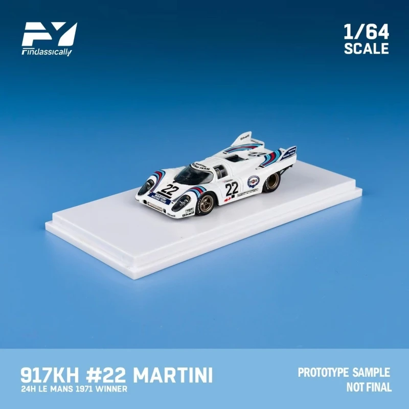 

Newly Stocks Finclassically 1:64 917 KH 22# Le Mans Winner 1971 White Martini Color Diecast Model Car In 2024