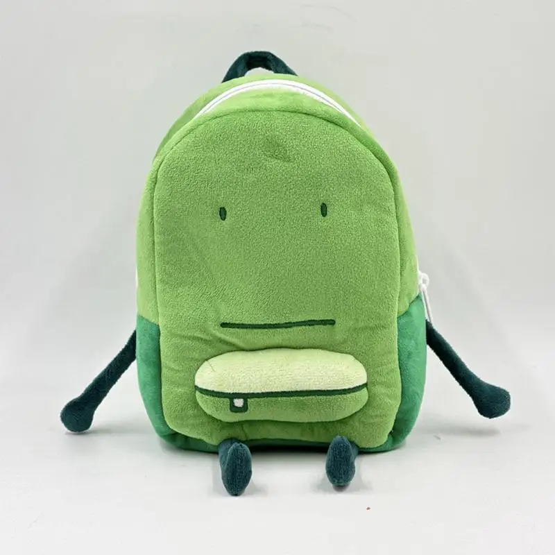 Cute Green Cartoon Doll Bag For Kids Cartoon peluche Animal Backpack Animal Bag Carton Animal Shoulder Bag Shopping incontri Bag