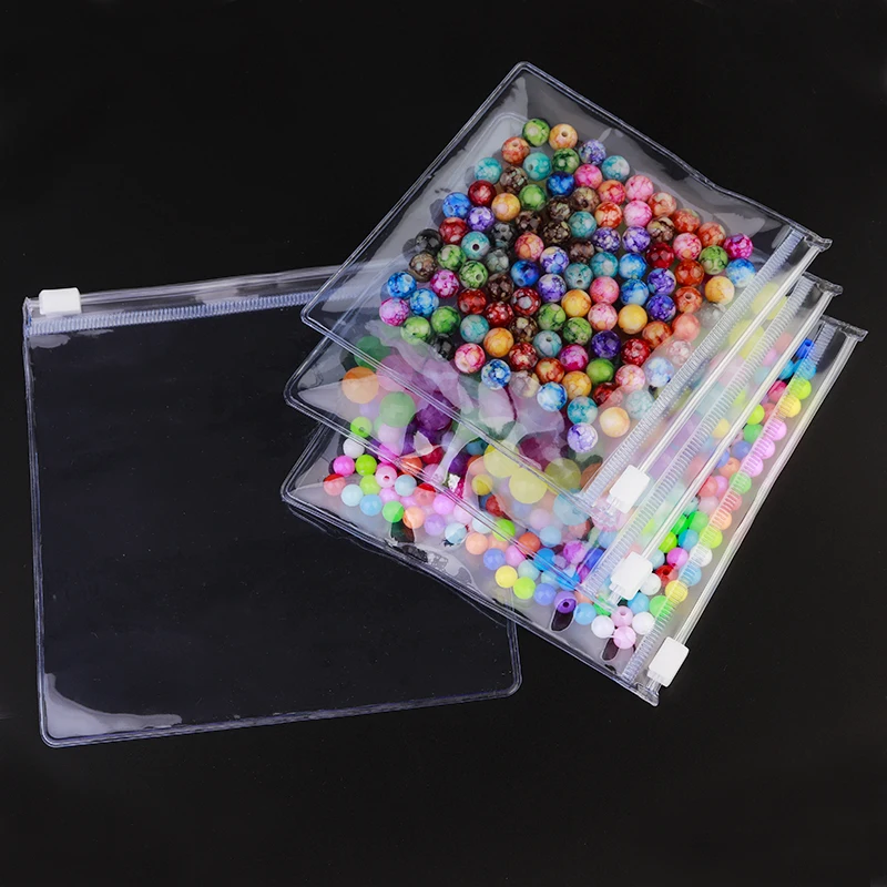 10pcs/Lot PVC Transparent Ziplock Bags Plastic Clear Jewelry Gift Packaging Storage Bag Small Reusable Zipper Pouches