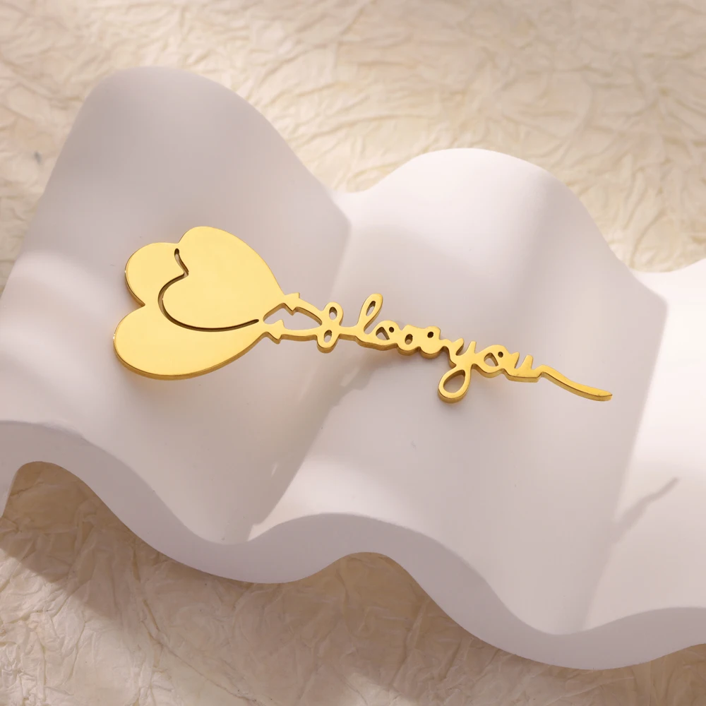 Sweet Four Clover Women's Brooches Gold Color Heart Imitation Pearl Party Jewelry Brooch Gift Free Shipping