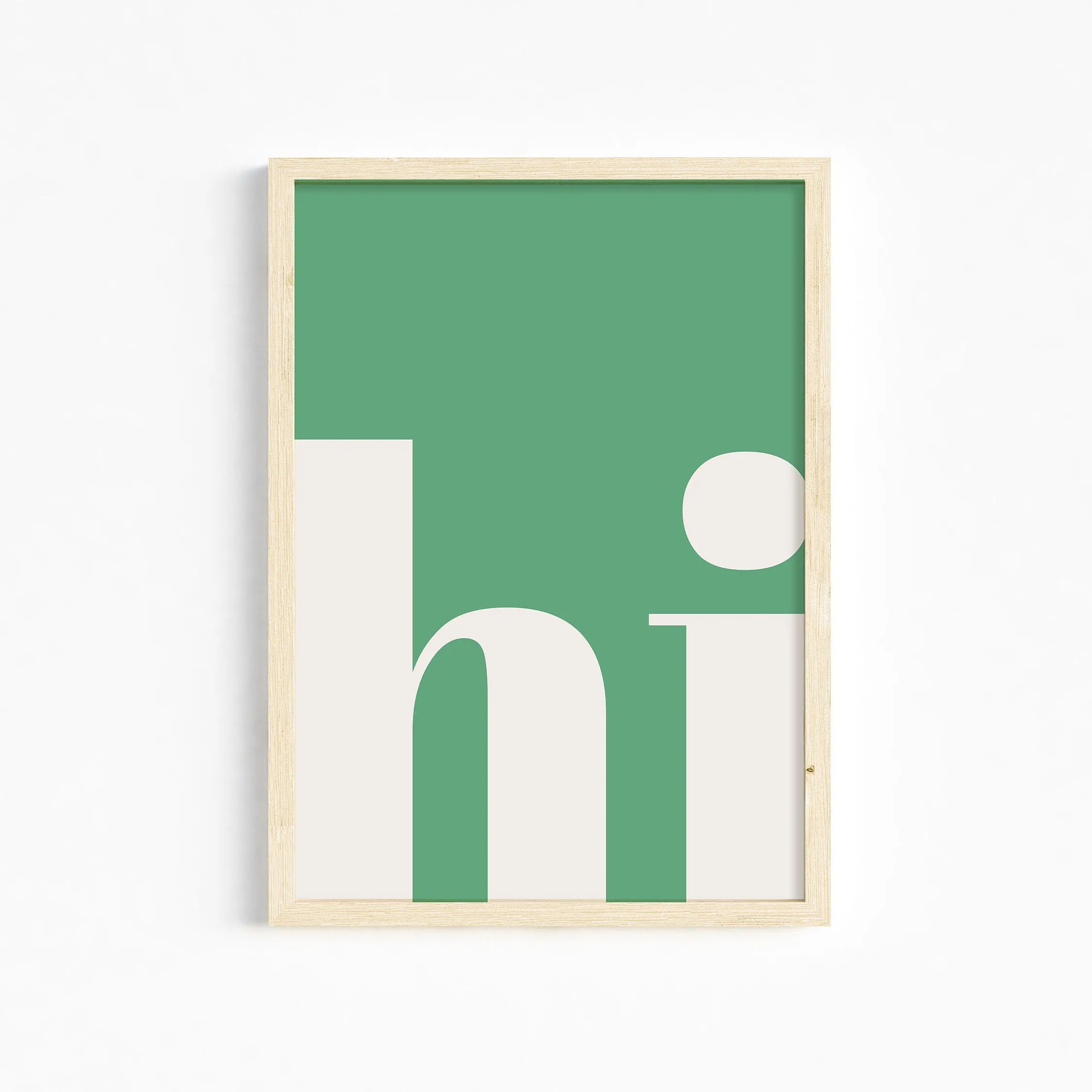 Hello Hi Modern Greeting Vocabulary Word Color Poster Print Wall Art Pictures Canvas Painting Living Room Bedroom Home Decor