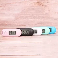 Digital Silent Electronic Clock Student Exam School Library Pocket Watch Creative Design Backlit Lcd Display Portable Style Mini