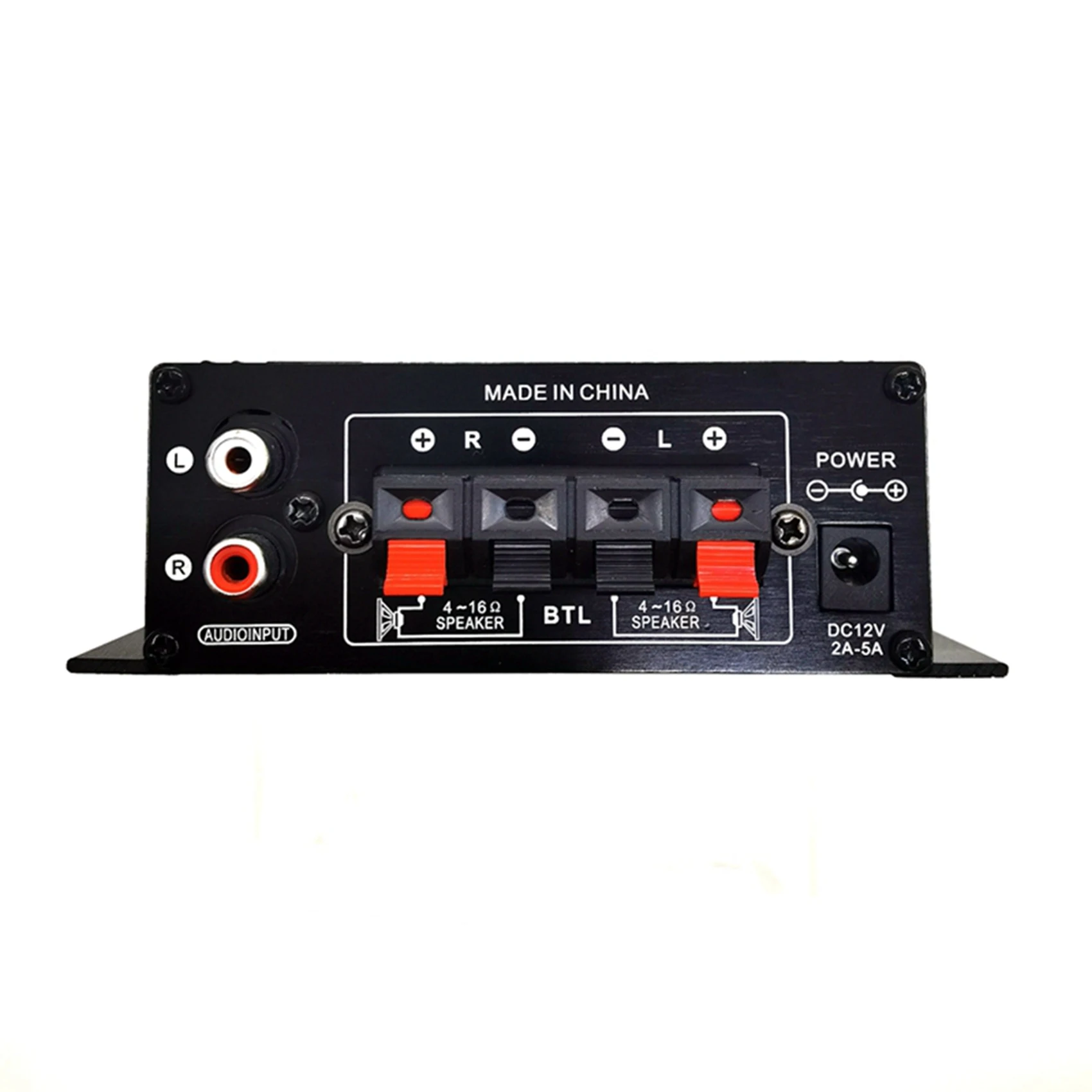 

【ЦИФРОВЫЕ ГАДЖЕТЫ】Мини-стереоусилитель 4X, двухканальный Hi-Fi аудиоплеер с питанием DC12V, поддерживает вход для мобильных телефонов и DVD-плееров