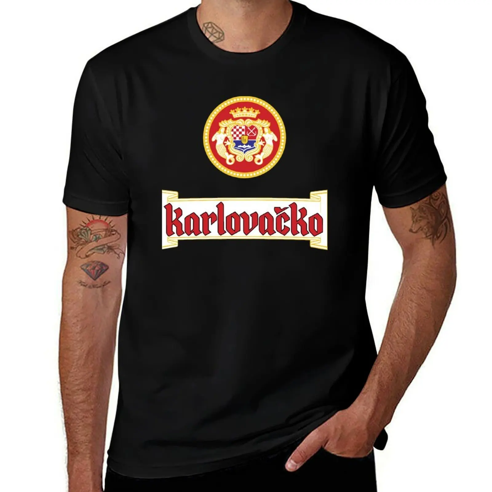 

Croatia - Karlovac - Karlovacko - World Beers T-Shirt mens graphic t shirts T-Shirt