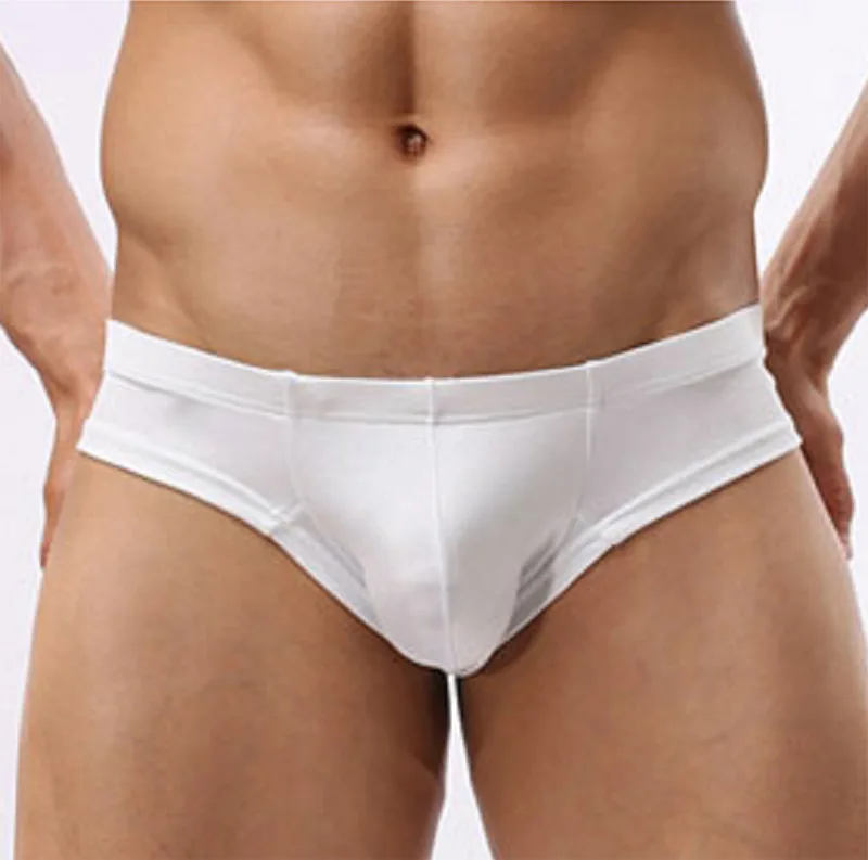 Fashion Men's Underwear Triangle Shorts U Convex Bag Small Boxers Low Waist Sexy Bikini Hot Spring Briefs Panties