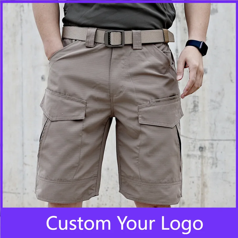 タクティカルワークショーツ メンズ アウトドア カジュアル ミリタリー コンバット ハイキング カーゴショーツ マルチポケット付き 釣り キャンプ スポーツショーツ