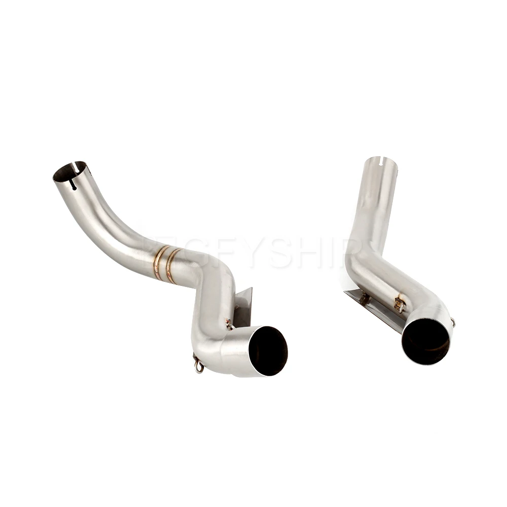 For Honda VTR 1000 1997-2006 VTR 1000 F VTR1000F VTR1000 Escape Slip-on Motorcycle Exhaust Muffler High Level Mid Link Pipe 51MM