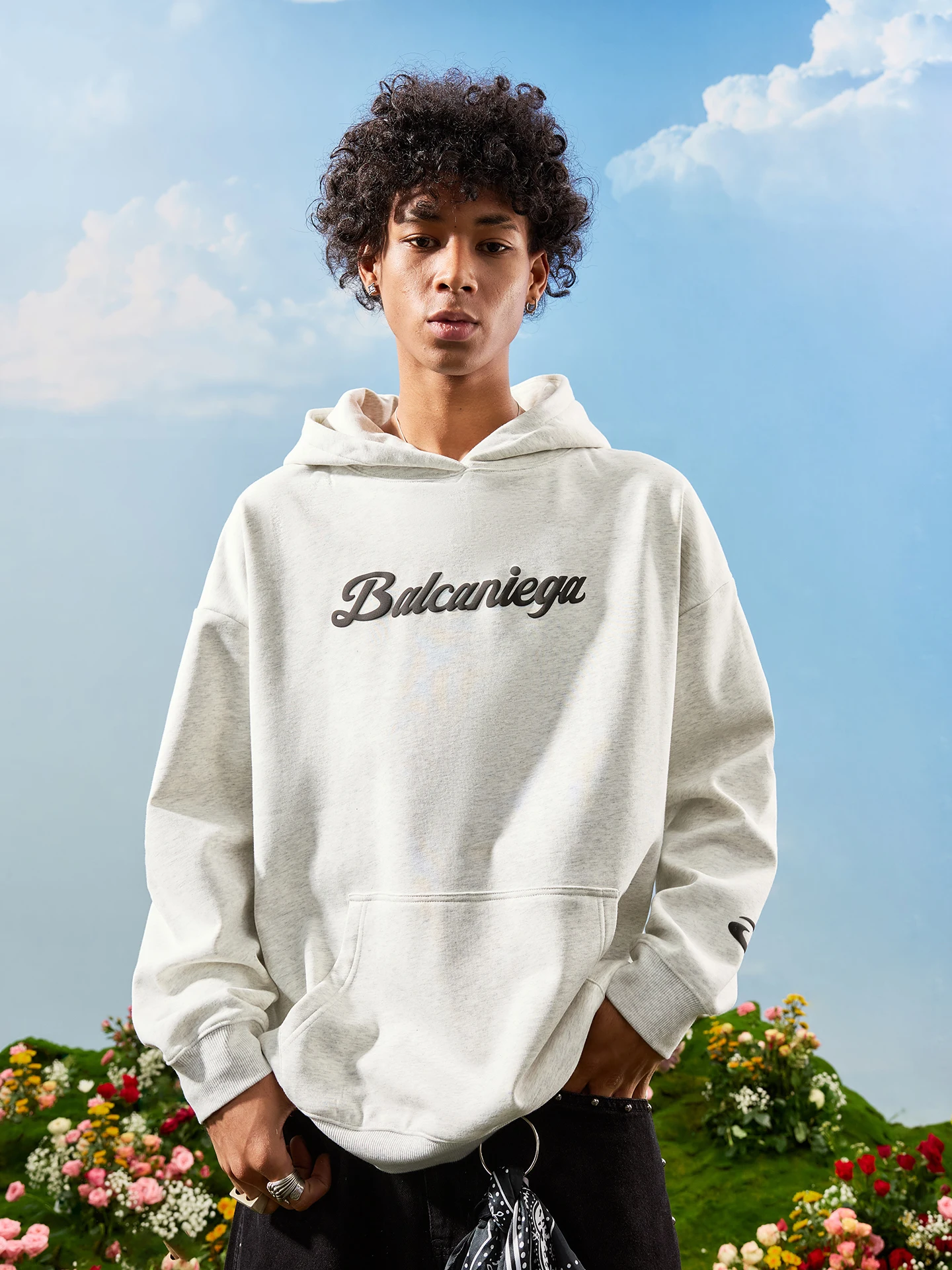 

Толстовка Nuthink American Sle Heavyweight Hoodie, розовая, весенняя новинка, длинный рукав, смесь хлопка и полиэстера