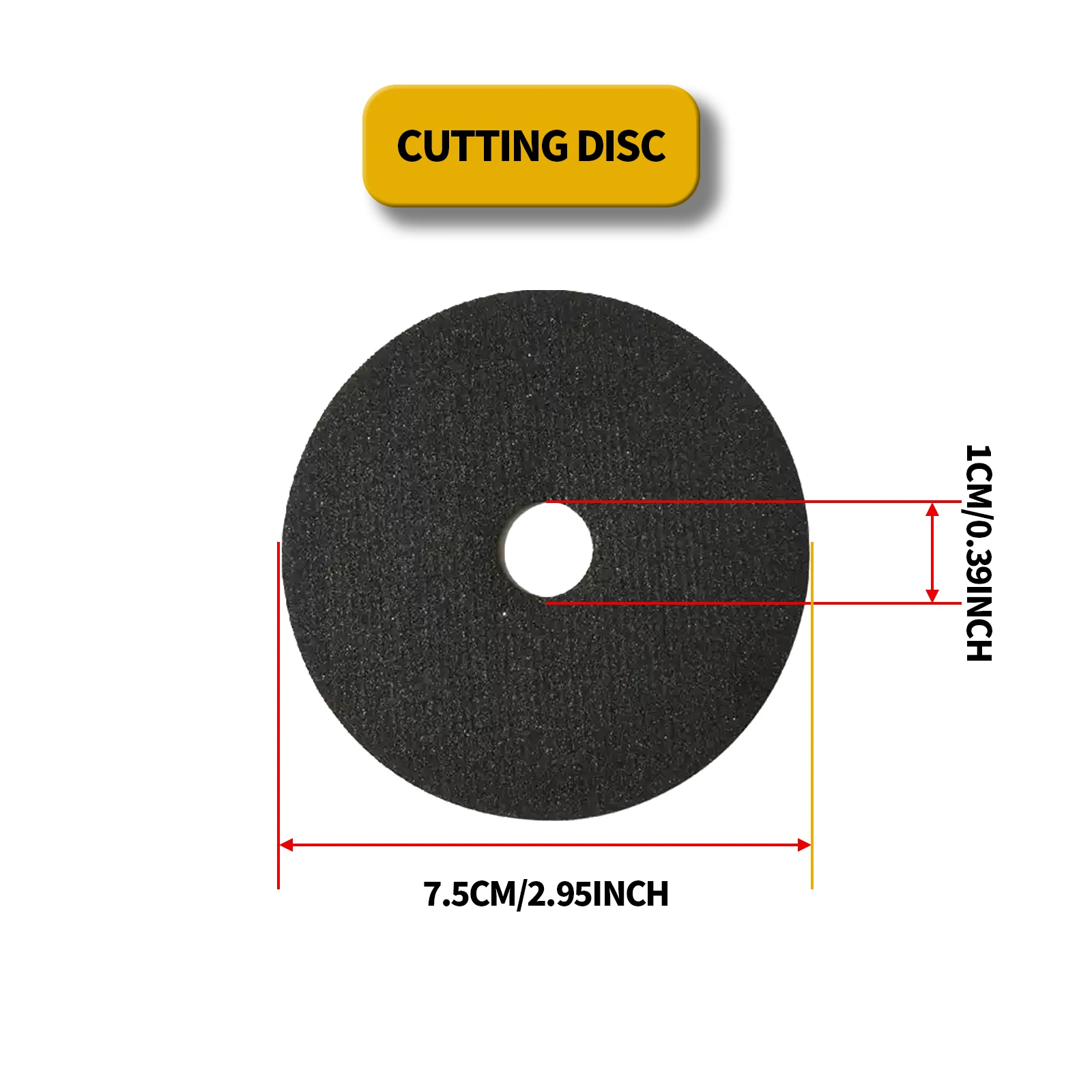 3-inch (75mm) high-performance angle grinder cutting blades, grinding blades, metal polishing, and weld grinding