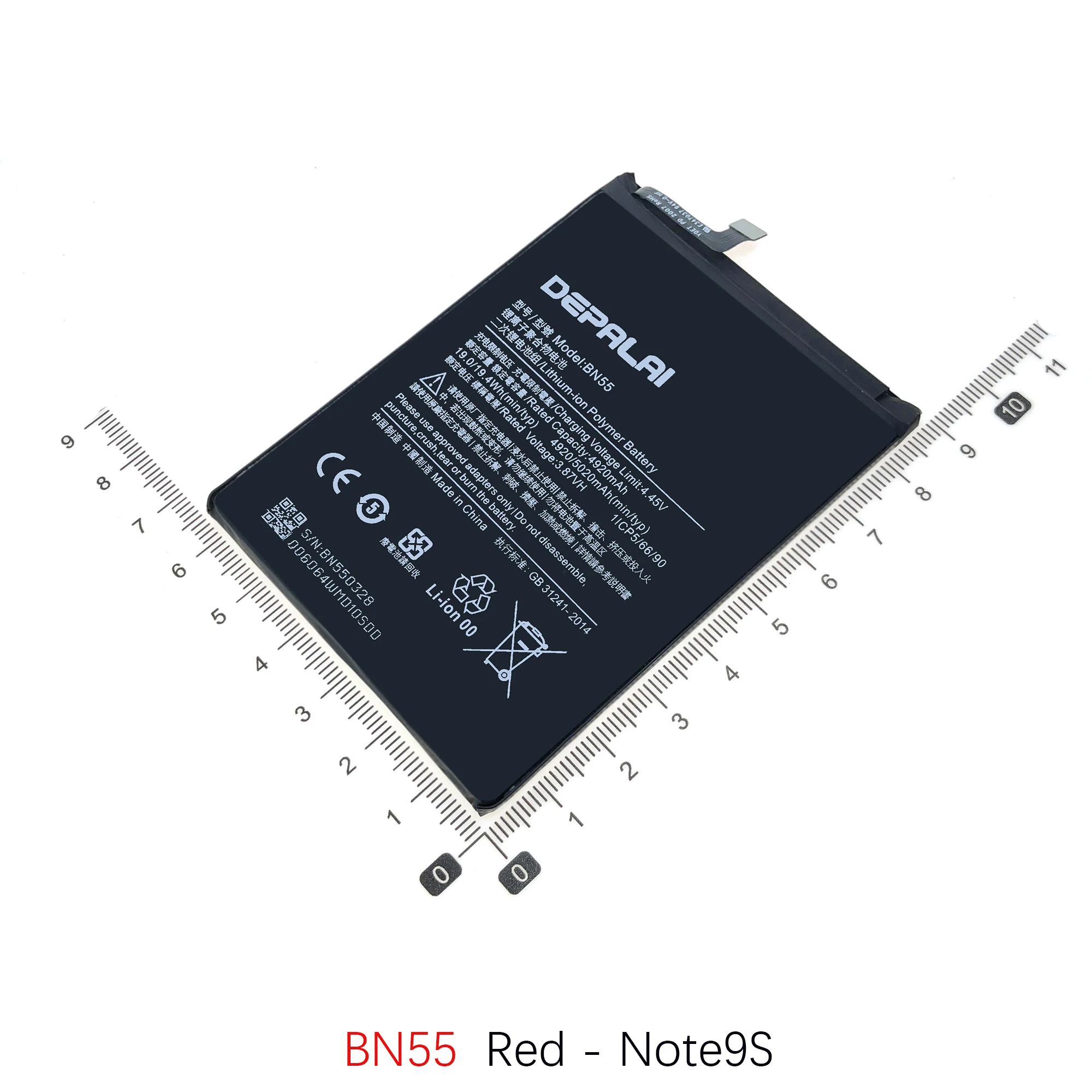 For Xiaomi  Redmi 9 10X 9T Note9T Note9Pro Note9S Replacement Battery BM54 BN52 BN53 BN54 BN55 BN62 Phone Batteries