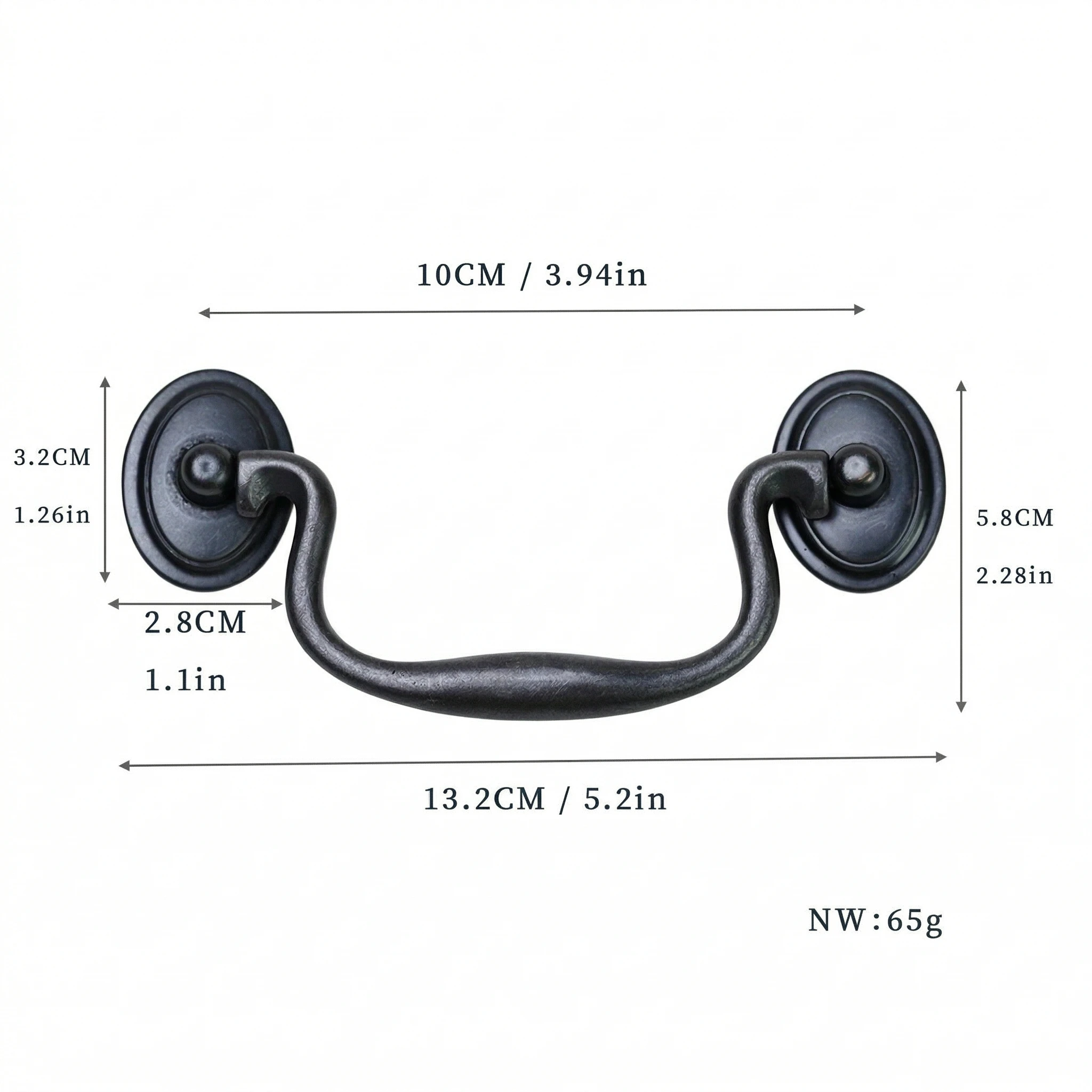 ที่จับลิ้นชักแบบคลาสสิกวินเทจ  - Furniture Hardware Drop Pulls บทวิจารณ์และราคา