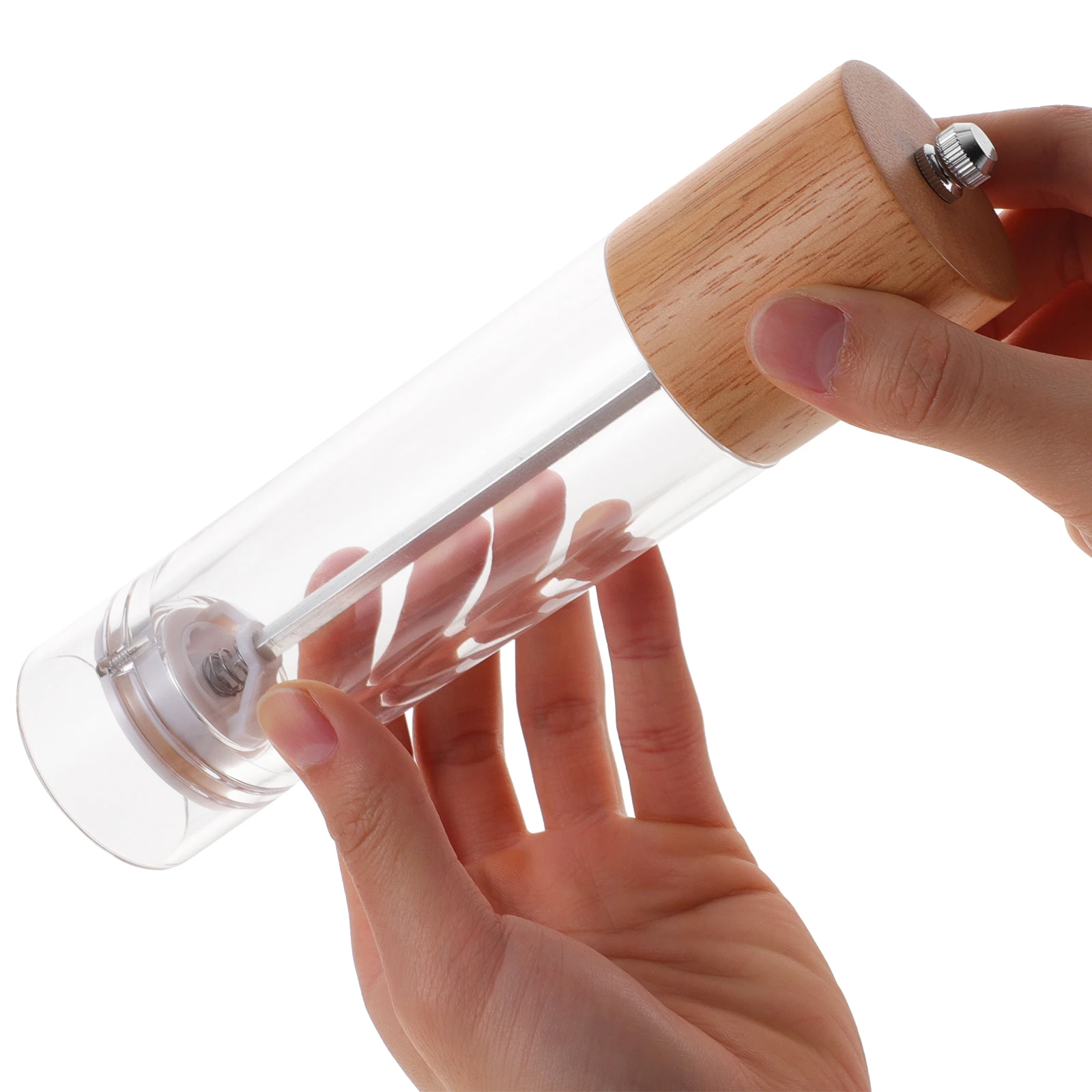 

Sturdy Manual Pepper Grinder for Kitchen Bbq Multifunction Practical Seasoning Tool with Comfortable Grip Salt Pepper