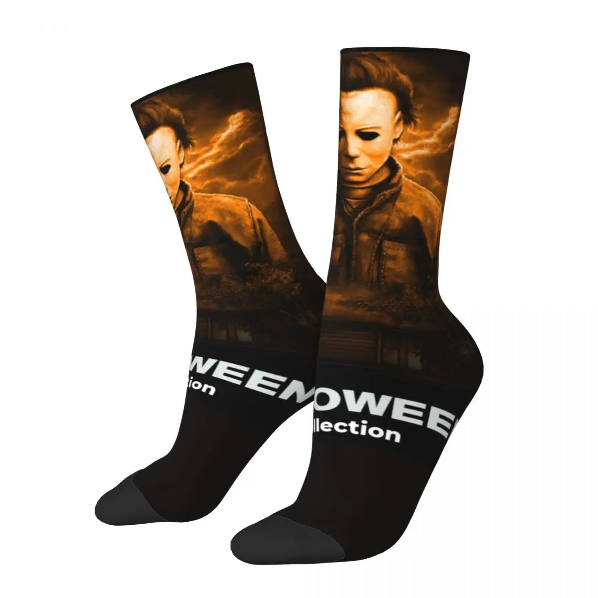 Lässig Horrorfilm Halloween Michael Myers Messer Männer Frauen Socken Freizeit während des ganzen Jahres Dressing Geschenke anwendbar