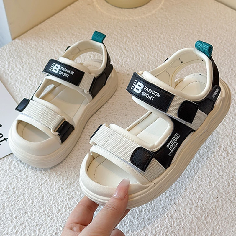 Kids Fashion Sport Sandals Girls Boys 2026 New Summer Casual Outdoor Non Slip Sandals Children's Lightweight Design Beach Shoes