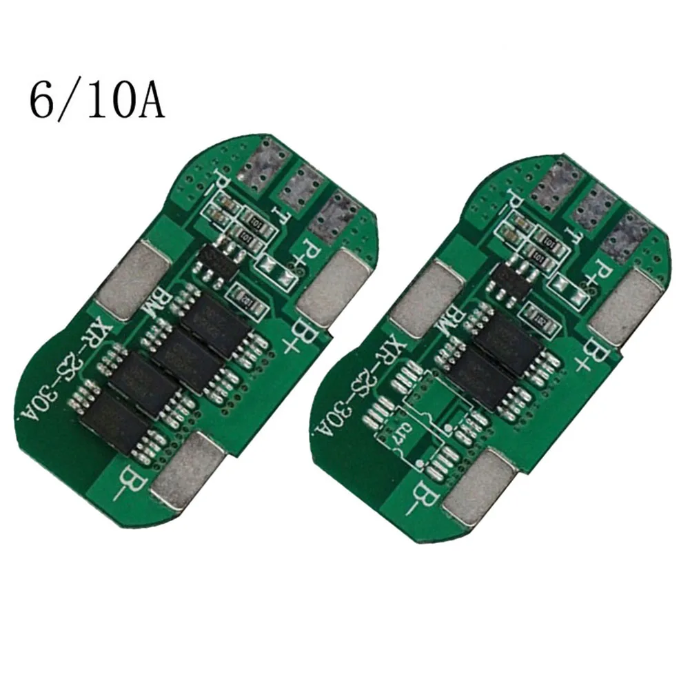 1PC/2PCS 2S 7.4V 6A/10A Li-ion Battery Charge Protection Board PCM PCB 15A/30A Peak For Power Bank Charging Cell Power-Tool