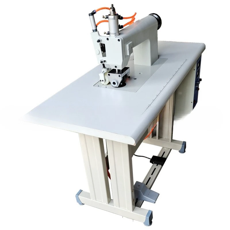 

High-efficiency foot-stepping non-woven edge pressing wireless sewing equipment