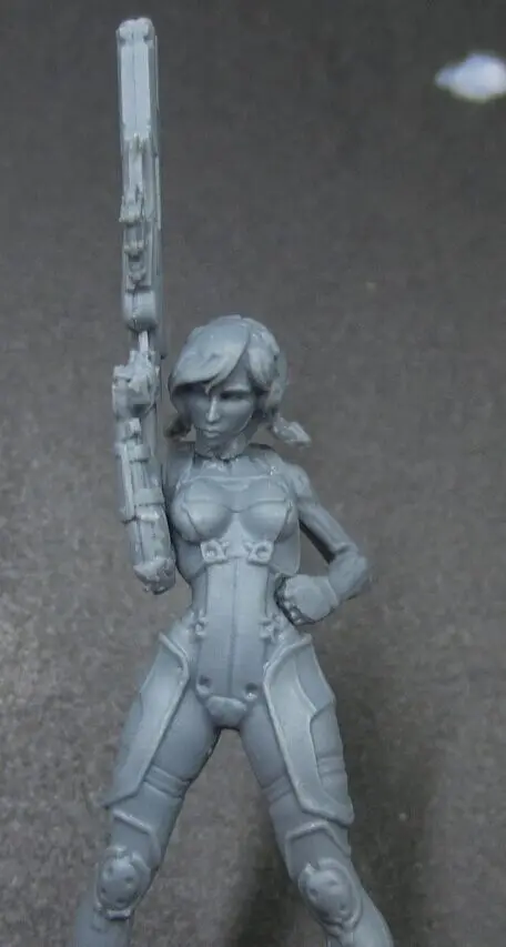 Kit modello kit in resina avatar della guerra squadron di targhette in pitone merceario