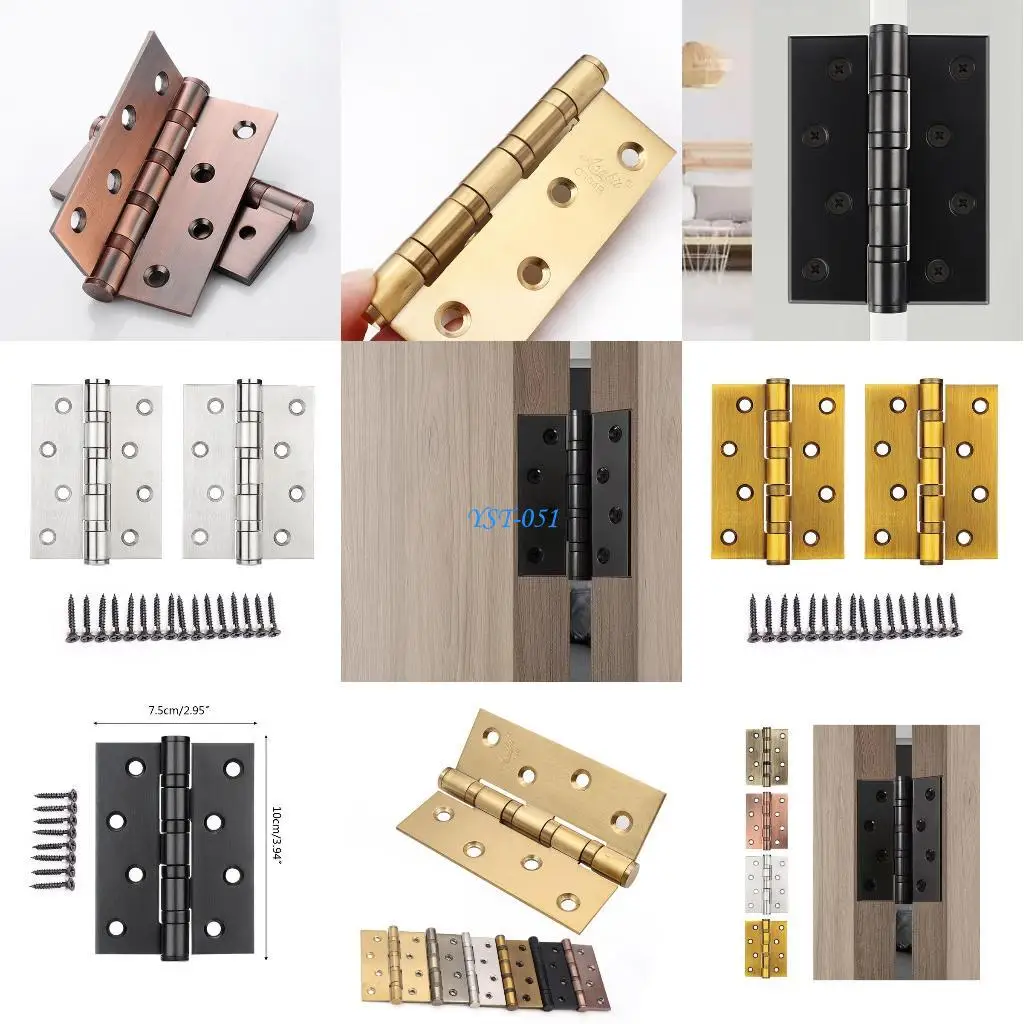 

E15A Thickened Mute Flat Slot Bearing Hinge Door Window Folding Hardware Accessories