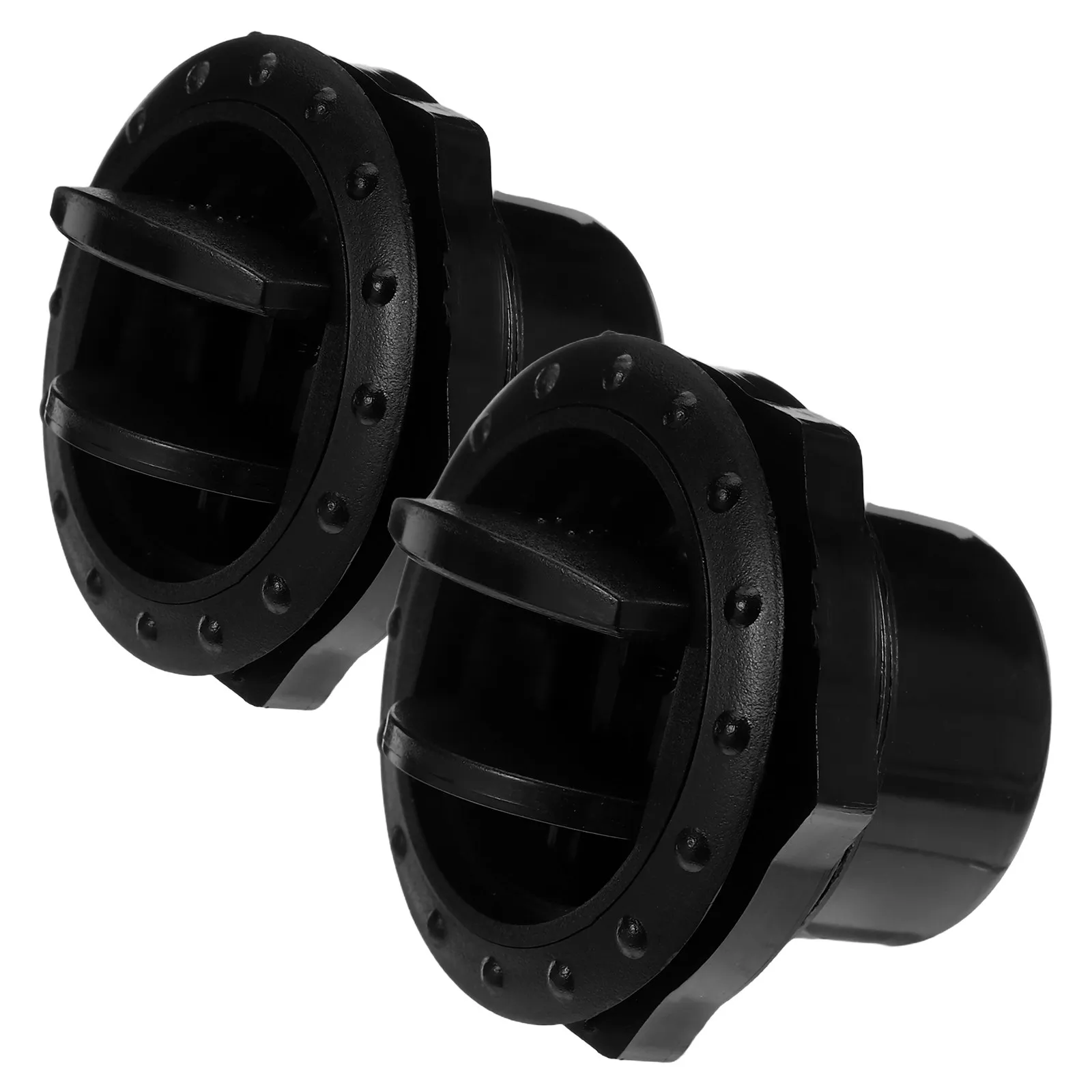 

2Pcs Round Rv Air Conditioner Vent Outlet Adjustable Multidirectional Air Flow Ventilation Cover for Camper Trailer Bus Deep
