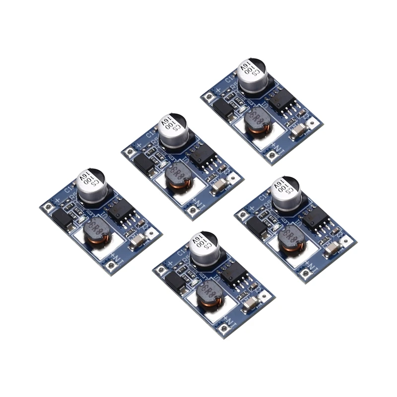 5 Pack 8W USB Input DC-DC Converter 3V-6V To 12V 3A Step Up Power Supply Module For 3.7V Lithium Battery