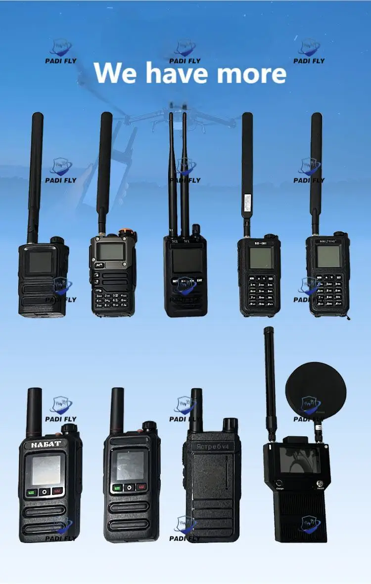 PDFLY 100-6000mhz Equipo de detección y posicionamiento portátil Alarma FPV con pantalla táctil