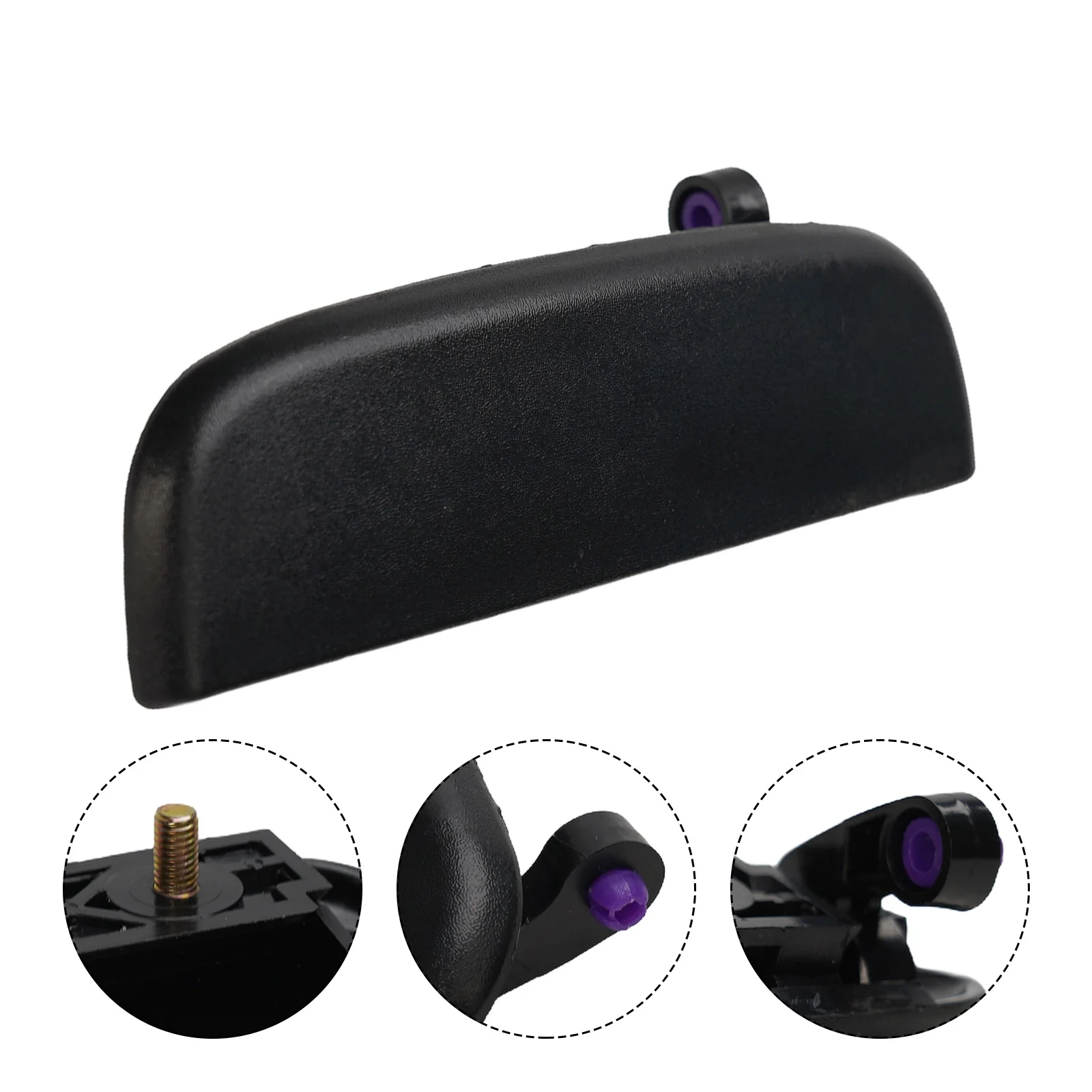 Practical Useful Door Handle Outer Maintenance Assembly Replace Spare Accessory Plastic Accessories Auto Black