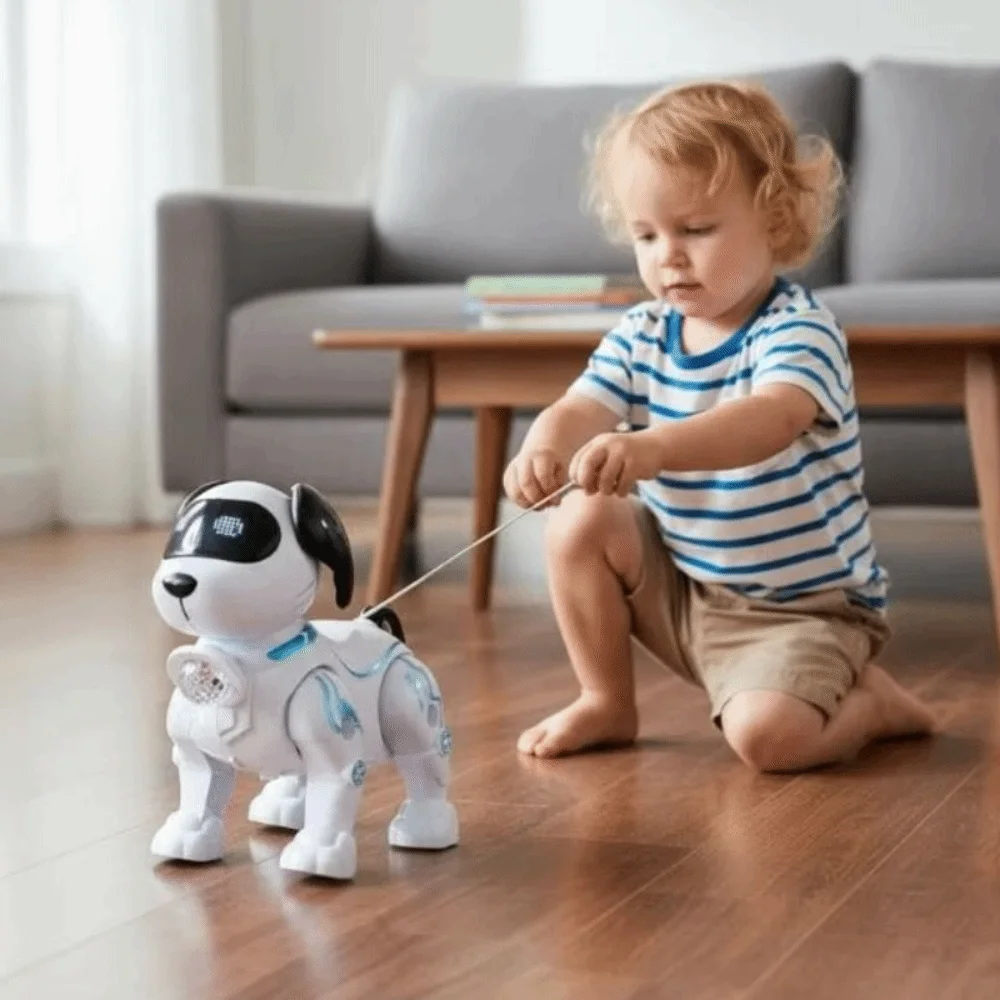 Programmable Intelligent Music Robot Dog Dancing Touch Control Electronic Robot Dog Smart Walking With Light RC Robot Dog