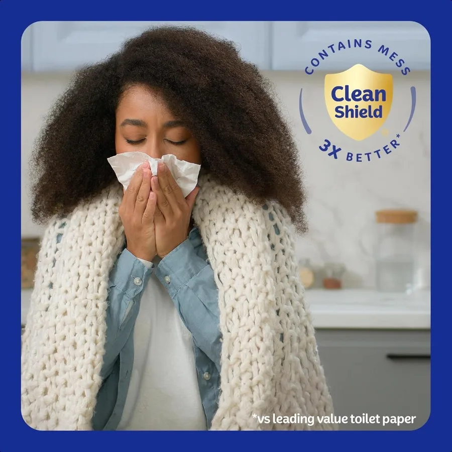 Kleenex Trusted Care Facial Tissues 8 Flat Boxes 200 Tissues per Box 2Ply Packaging May Vary