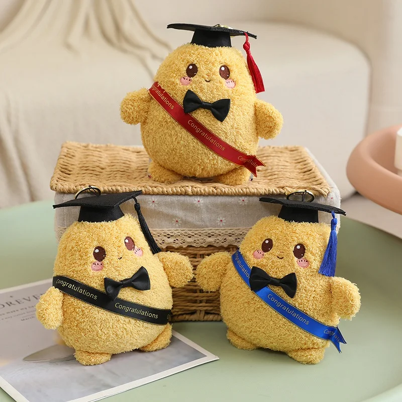 

16cm Dr Potato Plush Pendant Girls Bag Backpack Car Stuffed Keychains Lovely Phone Potato Hanging Plush Keyrings