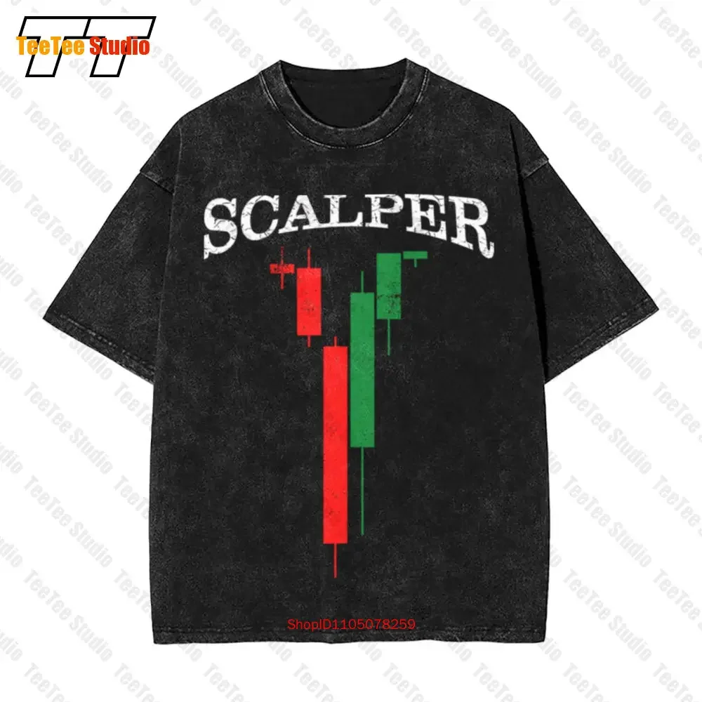 Scalper Bearish Bullish Trader Investor Vintage Oversized T-Shirt SBSA