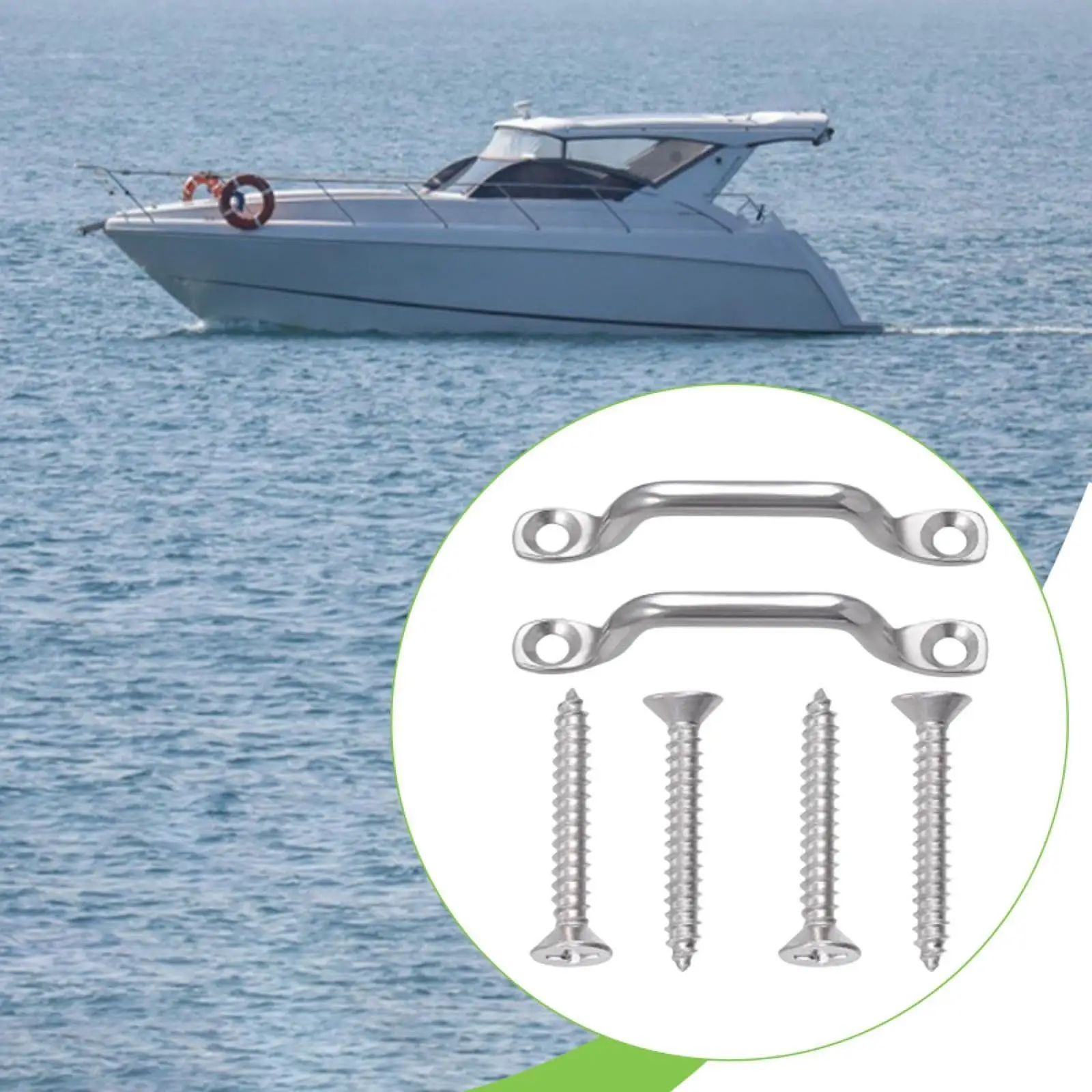 Pad Eye Down Anchor Point Marine Hardware Accessories Easy Installation with Screws Supplies Spare Parts Boat Handle