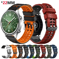 Soft Silicone Strap for OnePlus Watch 2/2R 46mm Smart Watch 22mm Soprts Band for Garmin Venu 3 45mm Forerunner 965 47mm Bracelet