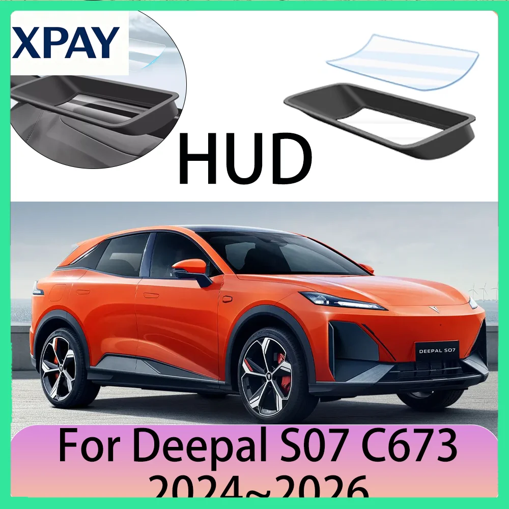 

Новинка для Deepal S07 C673 2024 ~ 2026 2025 LHD автомобильный проекционный дисплей защитная приборная панель HUD пылезащитный чехол аксессуары для интерьера