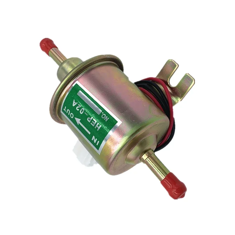 Wysokiej jakości uniwersalna elektryczna pompa paliwa HEP-02A 12V do samochodów, motocykli, niskociśnieniowa, do oleju napędowego, benzyny i gazu.