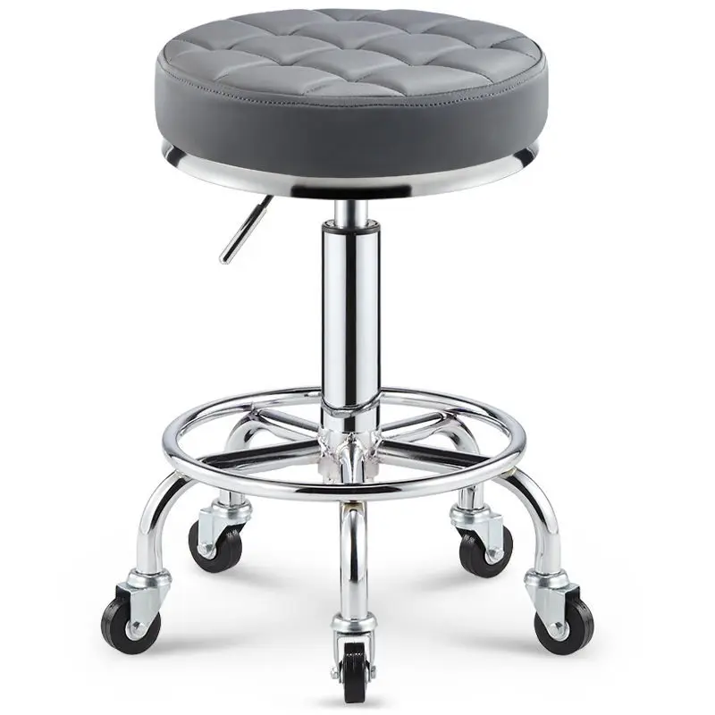 Hairdressing Stool Vintage Barbershop Barber Chair Salon Furniture Beauty Stools Professional Rotating Rolling Work Chairs