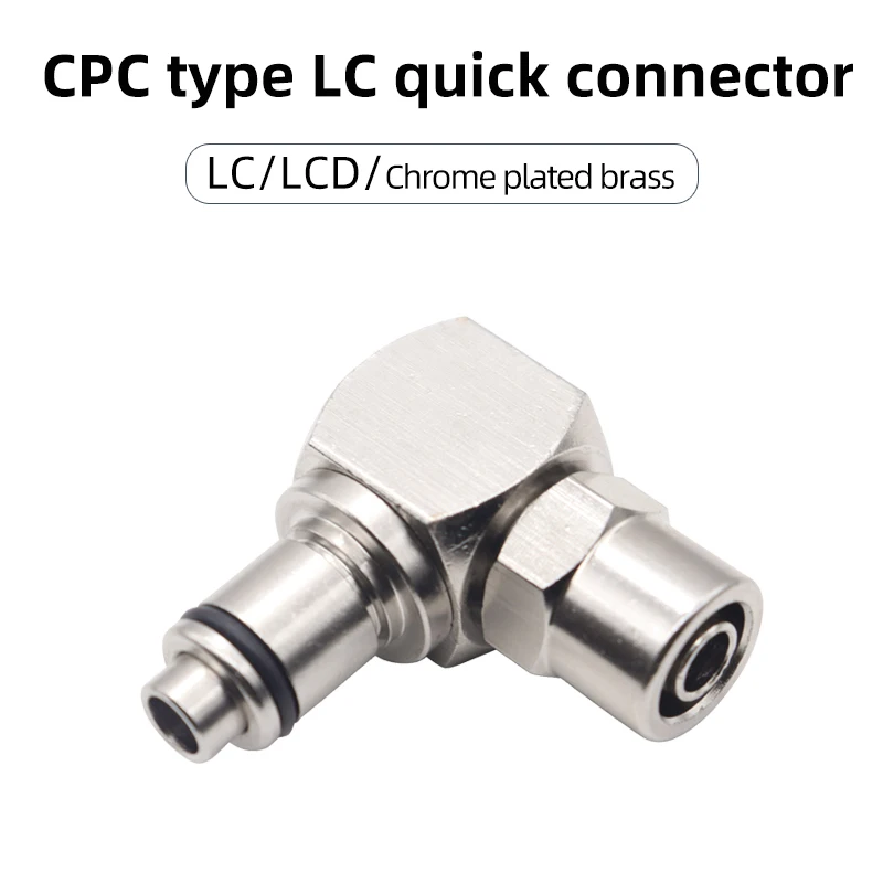 CPC Metal Fluid Right Angle Line Connection Quick Couplings LCD21006 LC21004