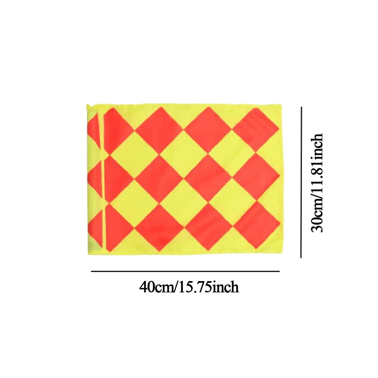 علم كرة القدم المرجع بألوان زاهية مقاس 44 سم × 34 سم لممارسة التدريب الرياضي