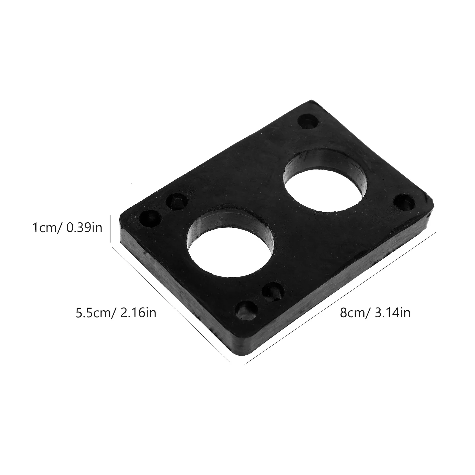 2 قطعة منصات التزلج الناهض للصدمات تعزيز الاستقرار مريحة ركوب لوح التزلج اكسسوارات لوح التزلج الناهضون #4