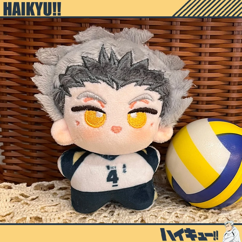 

Аниме-брелок Haikyu!! Kotaro Bokuto Akaashi Keiji Косплей плюшевый кулон 12 см мягкая кукла подарок