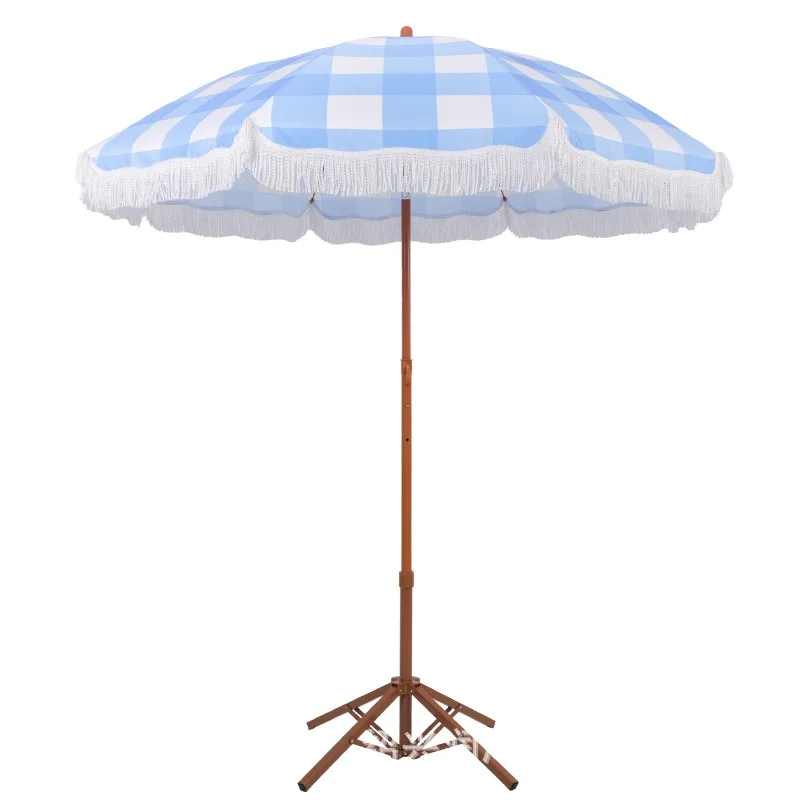 Seaside resort, beach , courtyard umbrella, lattice fringe , sun , pool sun errace