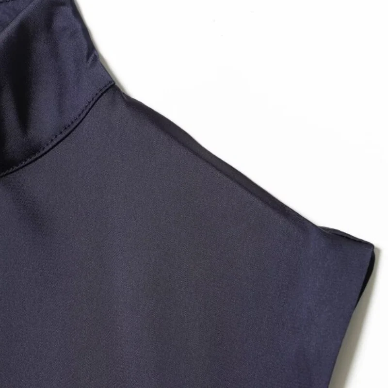 Frauen Spleißen Spitze Asymmetrische Satin Mini Kleid Sexy Unregelmäßigen Saum Seide Look Party Kleid Elegante Clubwear Nacht Aus