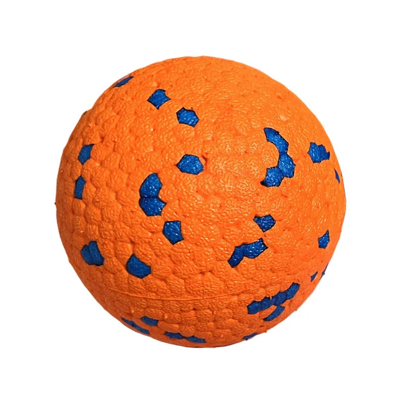 Balle rebondissante pour chien en ETPU durable, résistante aux morsures, pour nettoyer les dents, jouet interactif portable pour petits et grands chiens, pour l'entraînement