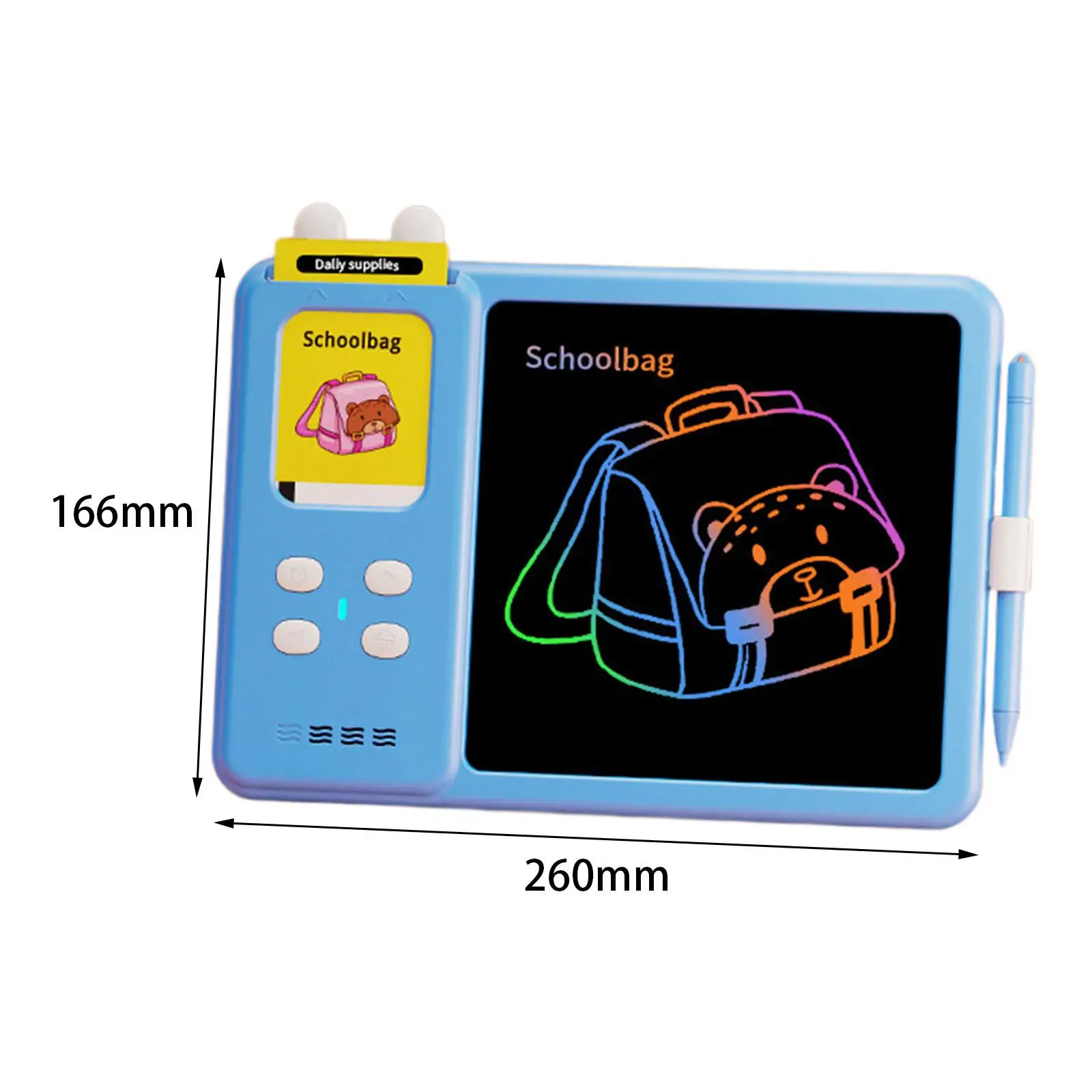 Talking Flash Cards Writing Tablet Toys for Children Age 2-6 Great Gifts