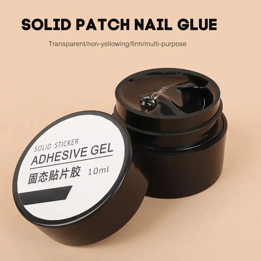 1Pc 10ml Solid State Adhesive Nail Patch Transparent Soak New Nail Nail Extension Art Nail Phototherapy Patch Gel Off Canne U0J6