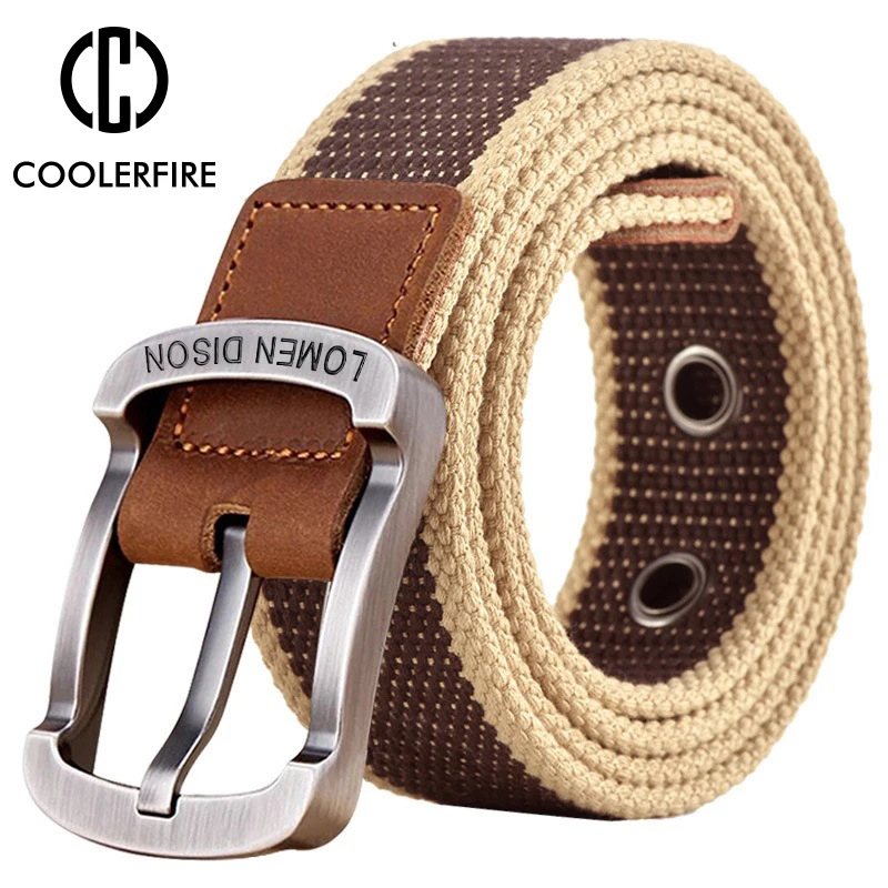 Men's Fabric Belt Canvas Webbing Man Belt for student Designer Men Trousers Belt for Jeans Belts Male Waist Belts BF08