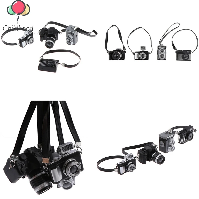 1/6 1/8 1/12 인형 집 미니어처 디지털 SLR 카메라, 인형 집 장식 액세서리, 어린이 장난감 선물, 1PC
