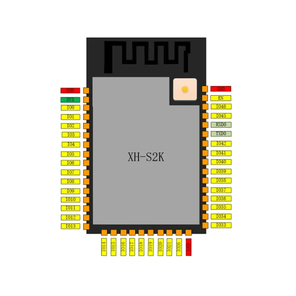 ESP32-S2 WiFi MCU Module ESP-12K 32-bit LX7 CPU  240 MHz  320 KB SRAM and 128 KB ROM ESP32-S2-WROOM