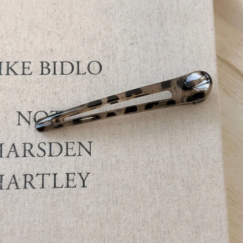 

2pcs Retro Leopard Hair Clips Women Elegant Minimalist Accessory Stylish Hair Grips Delicate Headwear Style Casual Daily Outfits