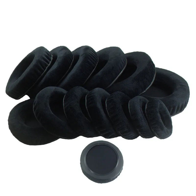 

2pcs Round Velvet Earpad Foam Ear Pads 70mm 100mm 105MM Cushions for Sony for AKG for Sennheiser for ATH for Philips Headphones